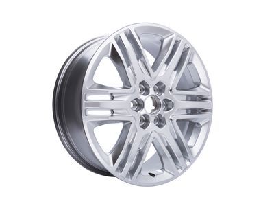 GM 23413107 20x8-Inch Aluminum 6-Split-Spoke Wheel in Sterling Silver