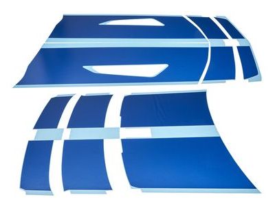 Chevy 84047858 DECAL PKG,BODY(INCLUDES 2-8)(BLUE)(INSTALL 2.00)(0.292 KG)(RALLY PKG V8)