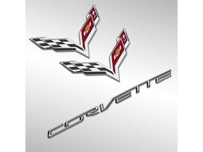 Chevy 23375965 EMBLEM PKG,BODY(INCLUDES 2-4)(CHROME)(INSTALL 1.00)(0.5 KG)