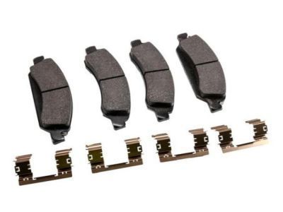 GMC 25910430 PAD KIT,FRONT DISC BRAKE(2ND DESIGN W/ PAD SPREADING FINGERS ON PAD SPRING CLIPS)(1ST DESIGN SEE 15863489.)(INCLUDES 3,10,12)