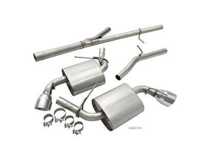 GM 84578419 2.0L Cat-Back Dual Exit Exhaust Upgrade System with Polished Tips