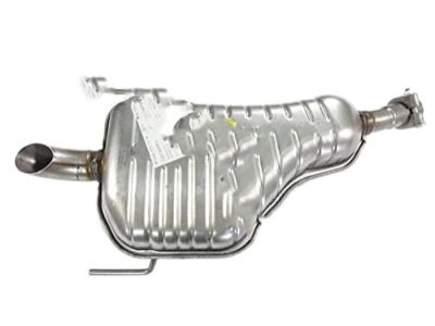 Saturn 13136983 MUFFLER,EXHAUST REAR (W/ EXHAUST PIPE)(DOWN SPOUT)(4 DOOR VERSION)