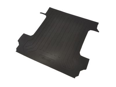 GM 84050999 Bed Mat in Black with GMC Logo for Short Bed Models