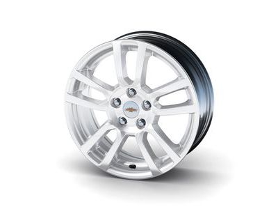 GM 19300982 16x6-Inch Aluminum 10-Spoke Wheel in White