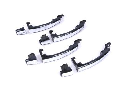 GM 95107223 Front and Rear Door Handles in Blue Ray Metallic with Chrome Strip