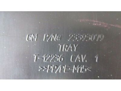 Chevy 23393079 Tray