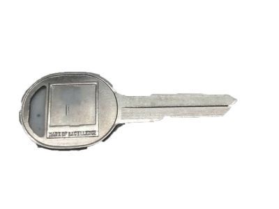 Chevy 1154605 KEY,IGNITION LOCK(BLANK OVAL HEAD)(SECONDARY)(B&S 320653A)(GROOVE D)(POLICE CAR)