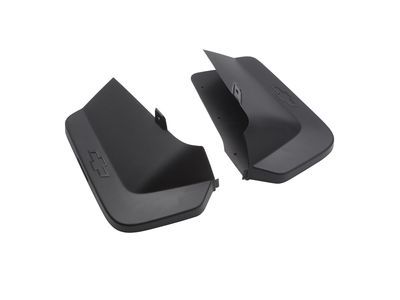 GM 84254760 Rear Splash Guards in Black with Bowtie Logo