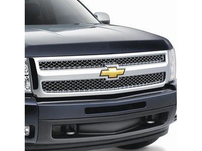 GM 22767485 Grille,Note:For Use on Light Duty Models,Chrome Surround with Chrome Mesh