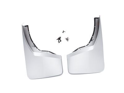 GM 22902399 Front Molded Splash Guards in Quicksilver Metallic