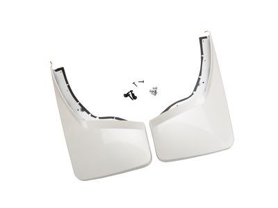 GM 22902400 Front Molded Splash Guards in White Diamond