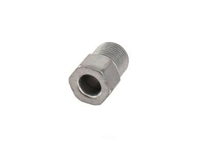 GMC 11569786 NUT,FRONT BRAKE FRONT PIPE(NUT,HX FLARED TUBE,M12X1.0X20.5, 11 TUBE, SAE1010, GMW4707M)(PART OF 1)(M12X1)(NUT-INVERTED FLARE TUBE,FITS 1/4IN TUBE)