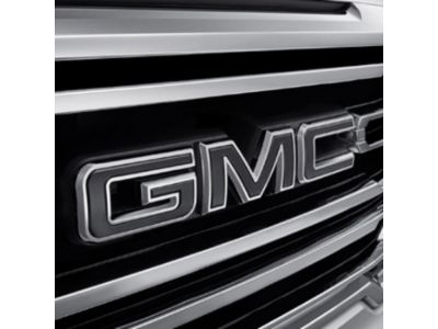 GM 84364354 GMC Emblems in Black (for Vehicles with MultiPro Tailgate)