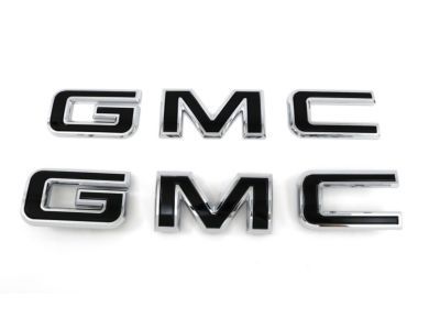 GMC 84364354 EMBLEM PKG,BODY(INCLUDES 2-4)(BLACK)(INSTALL 1.00)(0.3 KG)(GMC QK2)(INCLUDES FRONT GRILLE & END GATE EMBLEMS)