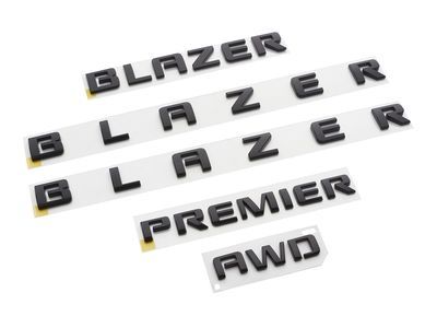 GM 84188531 Blazer Emblems in Black