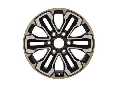 GM 84040796 18x8.5-Inch Aluminum Multi-Spoke Wheel in Satin Graphite with Gold Oxide Finish and Machined Face