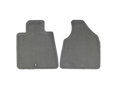 GM 19256611 Front Carpeted Floor Mat Set in Titanium