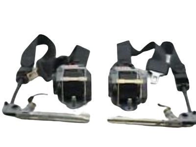 GM 19328689 Driver Seat Belt Kit (Retractor Side) (W/ Pre, Tensioner)*Black