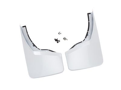 GM 23238776 Front Molded Splash Guards in White Frost Tricoat