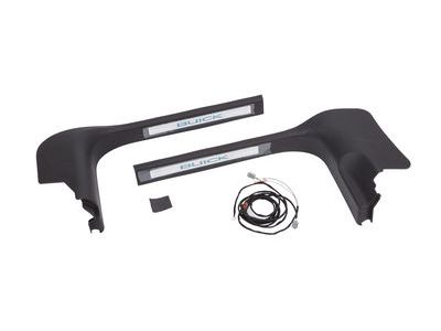 Buick 23129795 PLATE PKG,SIDE DOOR SILL TRIM(INCLUDES 2-6)(EBONY)(INSTALL 0.50)(0.65 KGS)