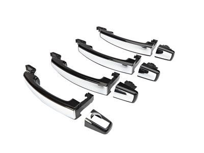 Chevy 20919349 HANDLE PKG,FRONT & REAR SIDE DOOR OUTSIDE(INCLUDES 2-6)(CARBON)(INSTALL 0.80)(0.4895 KGS)(W/CHROME STRIPE)