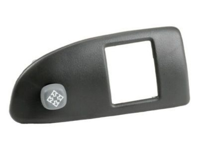 Chevy 12479764 BEZEL,ACCESSORY SWITCH(INCLUDES 7)(PEWTER)(INCLUDES OUTSIDE REAR VIEW MIRROR SWITCH)