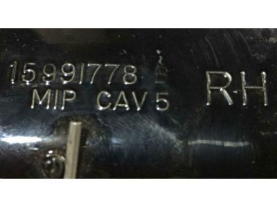 GMC 15991778 Handle, Outside