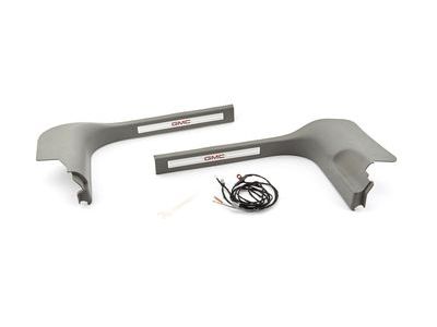 GMC 23129798 PLATE PKG,SIDE DOOR SILL TRIM(INCLUDES 2-6)(TITANIUM)(INSTALL 0.50)(0.65 KGS)