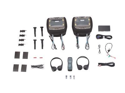 GMC 23140004 DISPLAY,FRONT SEAT HEAD RESTRAINT(INCLUDES 2-17)(EBONY)(INSTALL 2.00)(5.6 KGS)