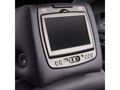 GM 84247111 Rear-Seat Entertainment System with DVD Player in Jet Black Leather