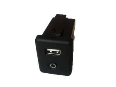 Buick 22875063 RECEPTACLE,AUDIO PLAYER & USB & AUXILIARY IN & MEMORY CARD(PART OF 1)(JET BLACK)(W/O SIDE CARD READER)