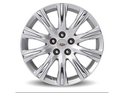 GM 23221692 19x8.5-Inch Aluminum 10-Spoke Wheel in Ultra Silver Metallic