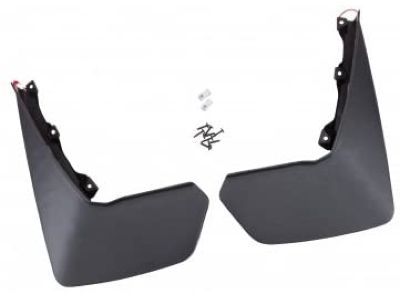 GM 84001666 Rear Molded Splash Guards in Black