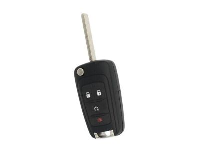 Chevy 13501916 KEY,DOOR LOCK & IGNITION LOCK FOLDING (W/ REMOTE CONTROL DOOR LOCK TRANSMITTER)(CODED)