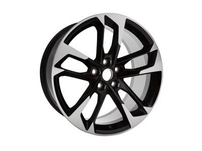 GM 84015312 20 x 8.5-Inch 5-Split-Spoke Wheel Package in Black with Machined Face Finish