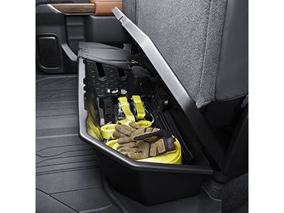 GM 84085248 Crew Cab Underseat Storage Organizer in Black