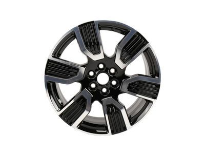 GM 84126416 20 x 8-Inch Aluminum 6-Spoke Ultra Bright Machined Wheel with High Gloss Black Pockets