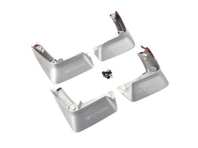 GM 26682598 Front and Rear Splash Guards in Quicksilver Metallic