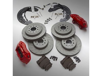 Cadillac 23495614 PARTS PKG,BRAKE SYSTEM(INCLUDES 2-20)(INSTALL 2.60)(41.036 KG)(INCLUDES FRONT CALIPERS AND SLOTTED ROTORS)