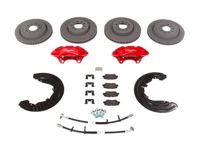 Cadillac 23495614 PARTS PKG,BRAKE SYSTEM(INCLUDES 2-20)(INSTALL 2.60)(41.036 KG)(INCLUDES FRONT CALIPERS AND SLOTTED ROTORS)