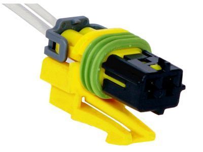 Cadillac 15306384 CONNECTOR,SENSOR-AIRBAG ARMING(PART OF 1)(YELLOW)(2-WAY FEMALE)(GT 150)(W/LEADS)(14.865)