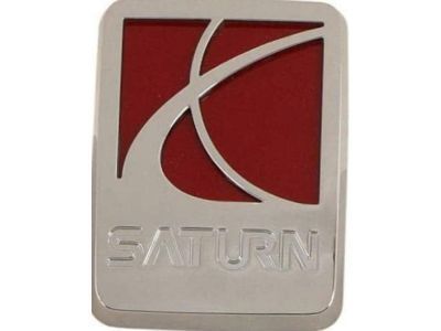 Saturn 22710104 EMBLEM,FRONT BUMPER FASCIA(RED EMBLEM)