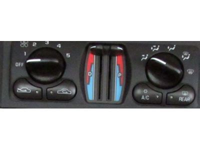 Chevy 10308121 CONTROL,HEATER & A/C(FOR ORDERING INFORMATION, REFER TO BULLETIN GCUS-9-4131 OR REGIONAL EQUIVALENT BULLETIN)(INCLUDES 6-8)