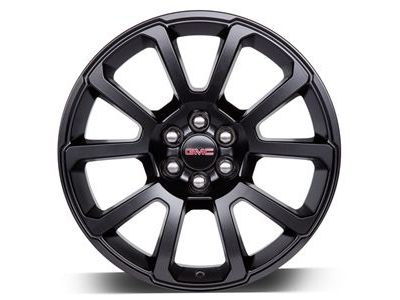 GM 84054681 20x8.5-Inch Aluminum 5-Split-Spoke Wheel in Low Gloss Black