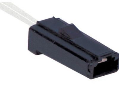 Chevy 12101870 CONNECTOR,SWITCH-PARKING/NEUTRAL POSITION(1/4IN WIDE SQUARE CONNECT)(BLACK)(1-WAY FEMALE)(W/LEAD)(2.535)