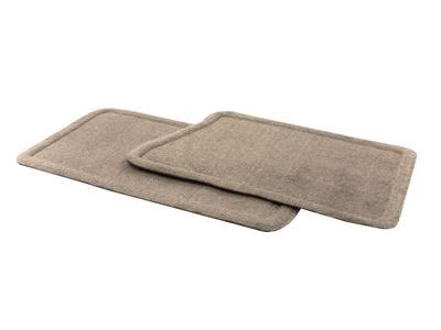 GMC 19121929 MAT PKG,REAR CARPET(TITANIUM)(INSTALL 0.10)(TWIN)(15.306)