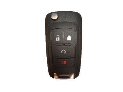 Chevy 13579216 KEY,DOOR LOCK & IGNITION LOCK FOLDING (W/ REMOTE CONTROL DOOR LOCK TRANSMITTER)(4 BUTTON REMOTE START/PANIC)(2.187)(SERVICEABLE COMPOENT OF TRANSMITTER PKG 95990001)