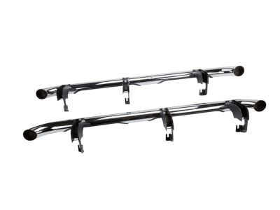 GM 22805434 Double Cab 4-Inch Round Assist Steps in Chrome