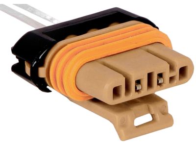 GMC 15306329 CONNECTOR,GENERATOR(BEIGE)(2-WAY FEMALE)(4-WAY BASE W/LEADS)