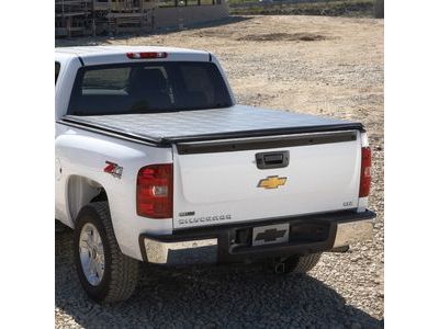 Chevy 20962150 COVER PKG,PICK UP BOX FOLDING TOP(INCLUDES 2-11)(BLACK)(INSTALL 0.20)(ACRYLIC CLOTH)(SQUARE WEAVE)(REQ BED RAIL PROTECTOR PKG 17802472 OR 17802475)(NOT COMPTBLE W/STAKE POCKET TIE DWN PKG)